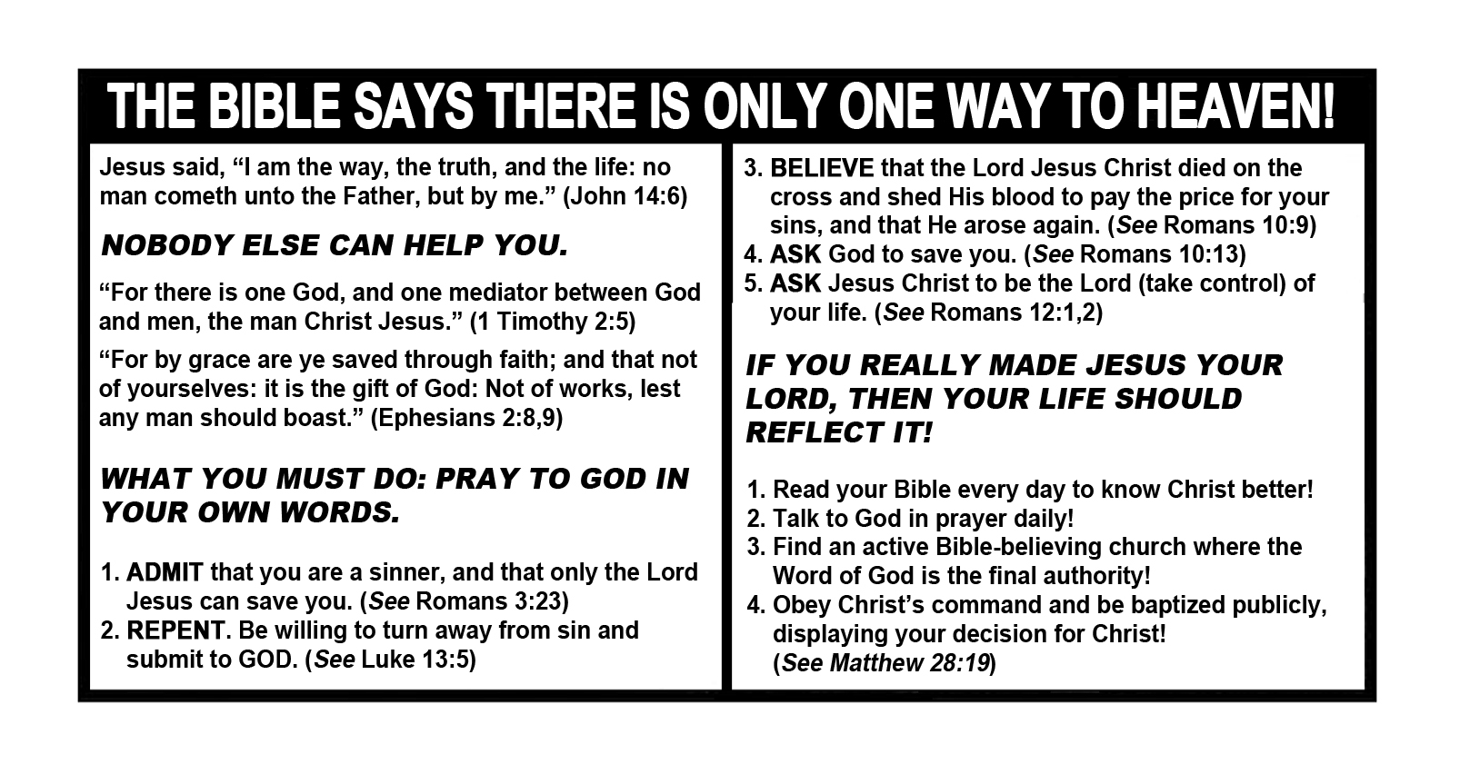 Christian English Tracts Operation Somebody Cares